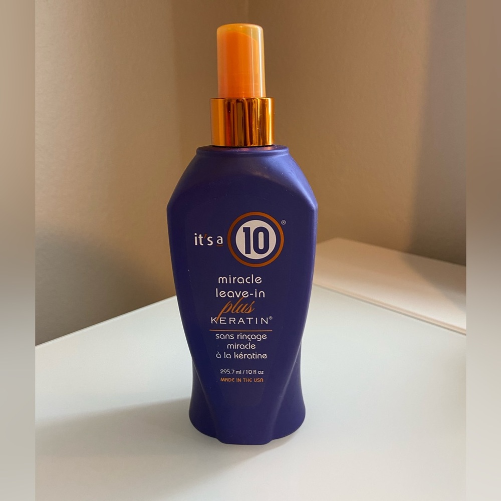 It’s a 10 miracle leave-in plus keratin 10 fl oz. NEW!